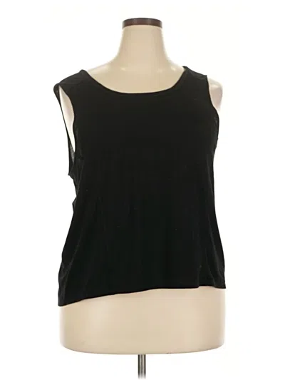 Pre-owned Active By Old Navy Sleeveless T-shirt In Black