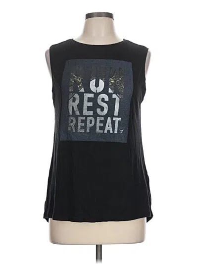 Pre-owned Active By Old Navy Sleeveless T-shirt In Black