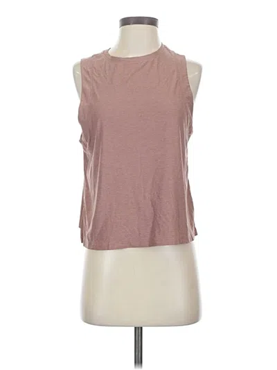 Pre-owned Active By Old Navy Sleeveless T-shirt In Brown