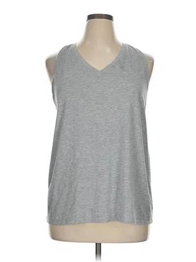 Pre-owned Active By Old Navy Sleeveless T-shirt In Gray
