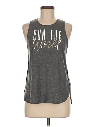 Pre-owned Active By Old Navy Sleeveless T-shirt In Gray