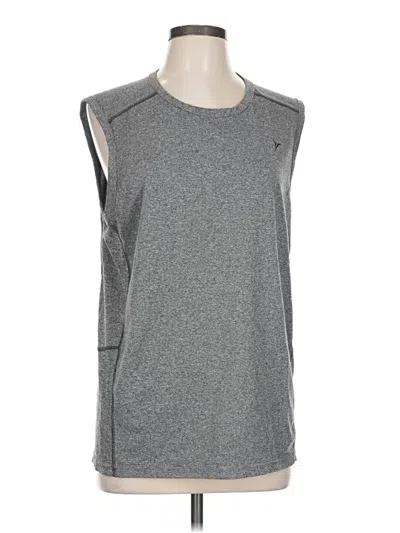 Pre-owned Active By Old Navy Sleeveless T-shirt In Gray
