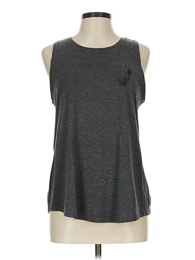 Pre-owned Active By Old Navy Sleeveless T-shirt In Gray