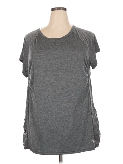 Pre-owned Active By Old Navy Sleeveless T-shirt In Gray