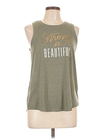 Pre-owned Active By Old Navy Sleeveless T-shirt In Green