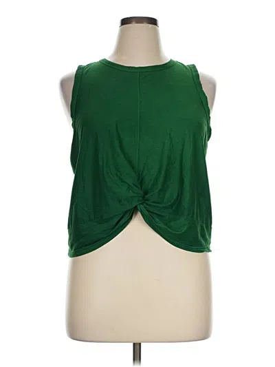 Pre-owned Active By Old Navy Sleeveless T-shirt In Green