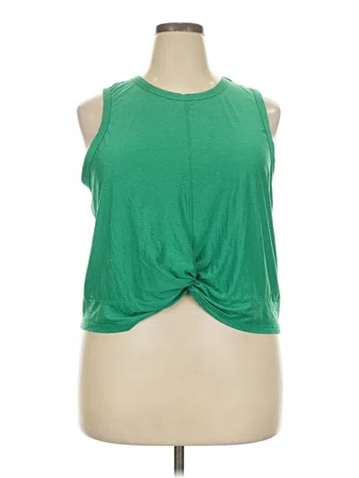 Pre-owned Active By Old Navy Sleeveless T-shirt In Green
