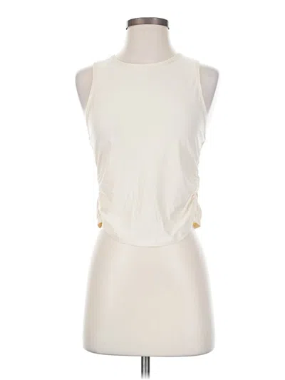 Pre-owned Active By Old Navy Sleeveless T-shirt In Ivory