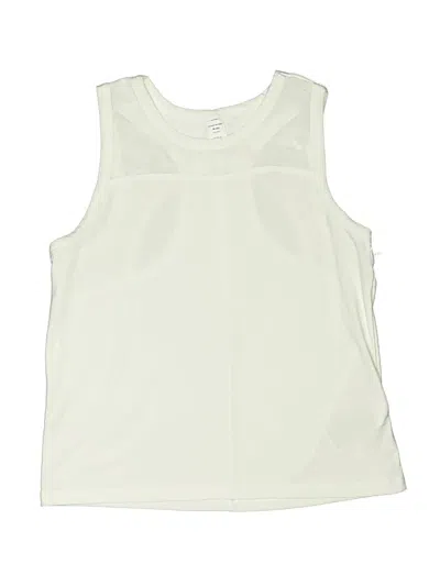 Pre-owned Active By Old Navy Kids' Sleeveless T-shirt In Ivory