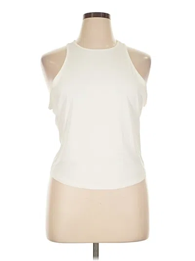 Pre-owned Active By Old Navy Sleeveless T-shirt In Ivory