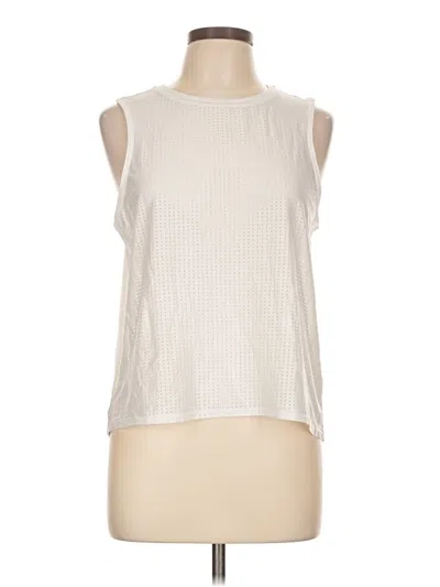 Pre-owned Active By Old Navy Sleeveless T-shirt In Ivory