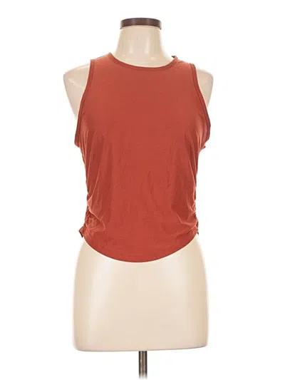 Pre-owned Active By Old Navy Sleeveless T-shirt In Orange