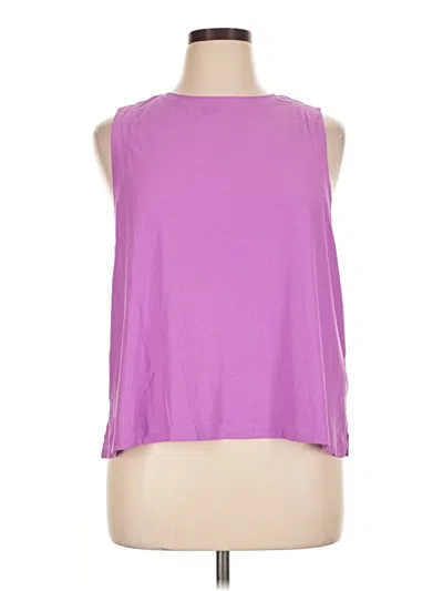Pre-owned Active By Old Navy Sleeveless T-shirt In Purple