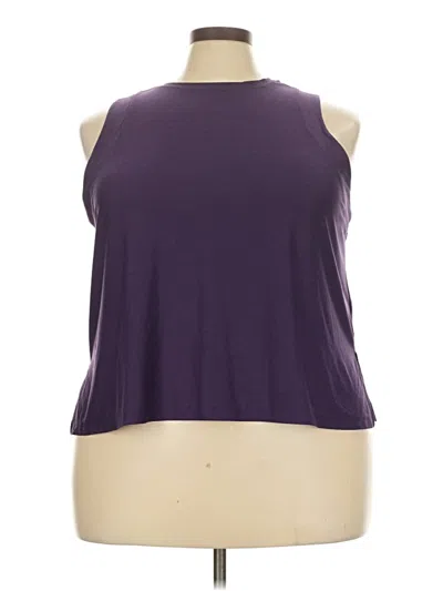 Pre-owned Active By Old Navy Sleeveless T-shirt In Purple