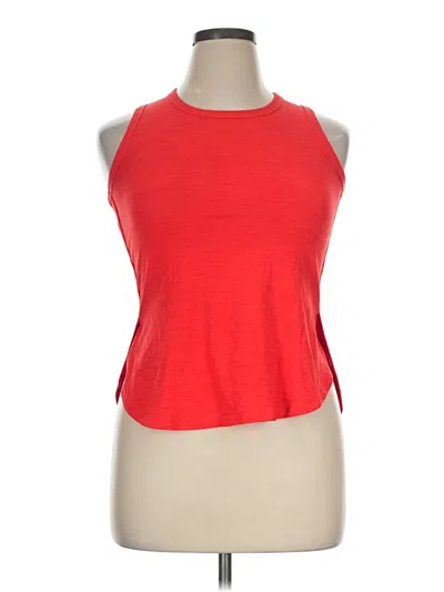 Pre-owned Active By Old Navy Sleeveless T-shirt In Red