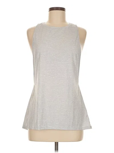 Pre-owned Active By Old Navy Sleeveless T-shirt In Silver