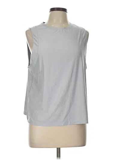 Pre-owned Active By Old Navy Sleeveless T-shirt In Silver