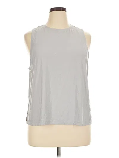 Pre-owned Active By Old Navy Sleeveless T-shirt In Silver