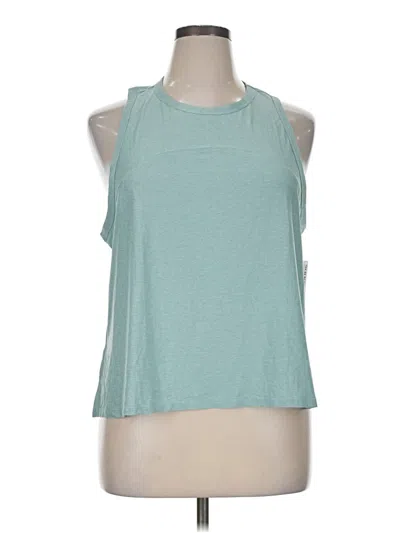 Pre-owned Active By Old Navy Sleeveless T-shirt In Teal