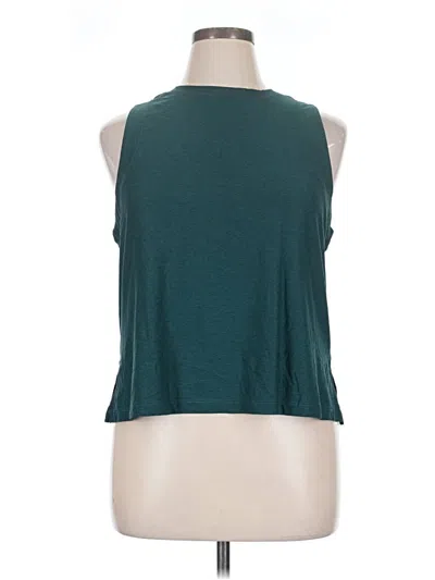 Pre-owned Active By Old Navy Sleeveless T-shirt In Teal