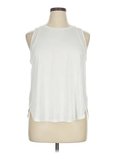 Pre-owned Active By Old Navy Sleeveless T-shirt In White