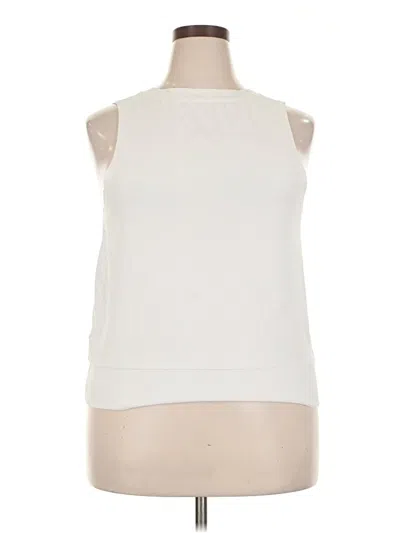 Pre-owned Active By Old Navy Sleeveless T-shirt In White