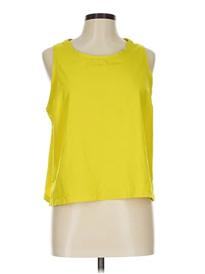 Pre-owned Active By Old Navy Sleeveless T-shirt In Yellow