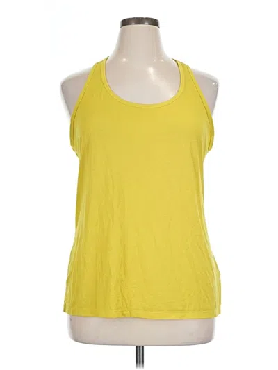 Pre-owned Active By Old Navy Sleeveless T-shirt In Yellow