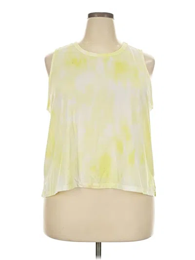 Pre-owned Active By Old Navy Sleeveless T-shirt In Yellow
