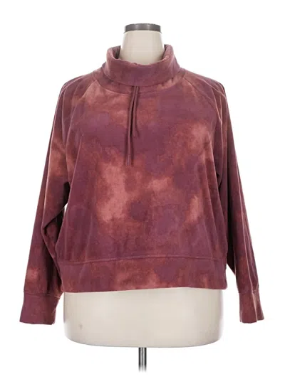Pre-owned Active By Old Navy Sweatshirt In Burgundy