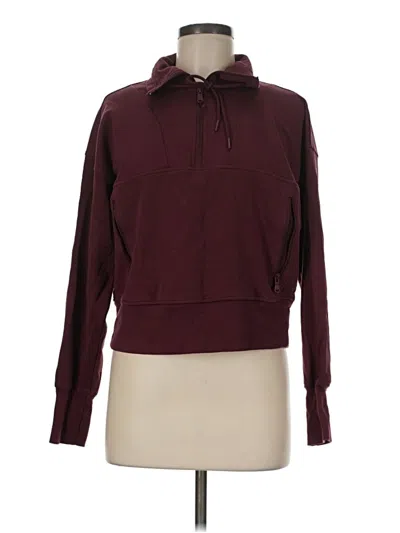 Pre-owned Active By Old Navy Sweatshirt In Burgundy