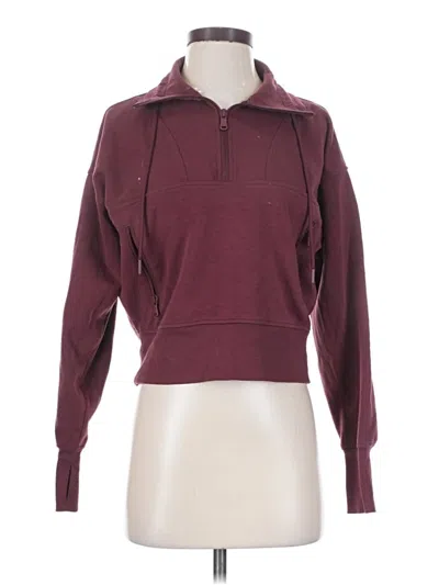 Pre-owned Active By Old Navy Sweatshirt In Burgundy