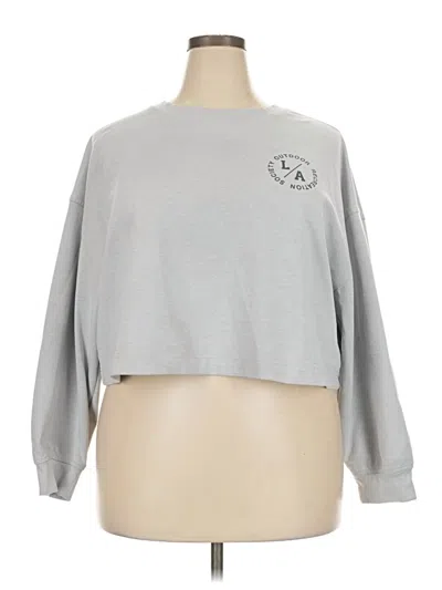 Pre-owned Active By Old Navy Sweatshirt In Gray