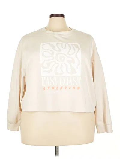 Pre-owned Active By Old Navy Sweatshirt In White