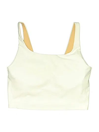 Pre-owned Active By Old Navy Swimsuit Top Ivory Swimwear