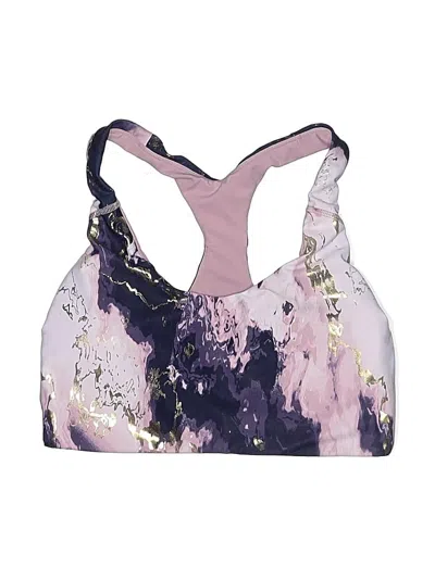 Pre-owned Active By Old Navy Swimsuit Top Purple Swimwear