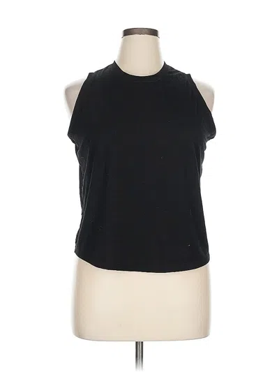 Pre-owned Active By Old Navy Tank Top Black Halter Neckline Tops