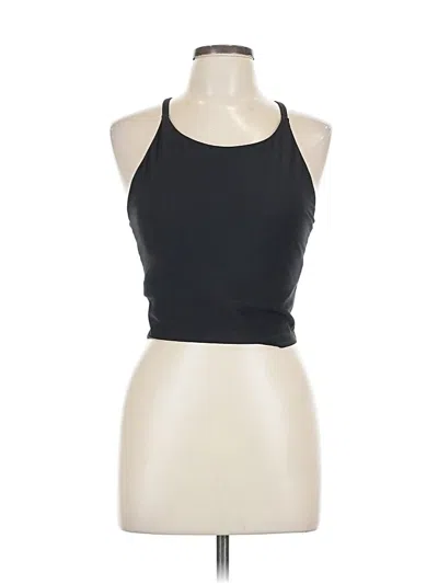 Pre-owned Active By Old Navy Tank Top Black Halter Neckline Tops