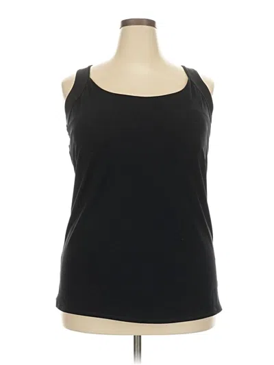Pre-owned Active By Old Navy Tank Top Black Halter Neckline Tops