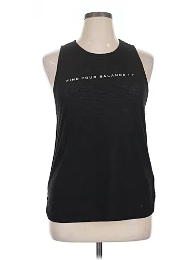 Pre-owned Active By Old Navy Tank Top Black Halter Neckline Tops