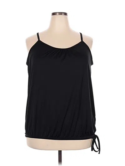 Pre-owned Active By Old Navy Tank Top Black Halter Neckline Tops