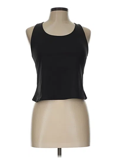 Pre-owned Active By Old Navy Tank Top Black Halter Neckline Tops