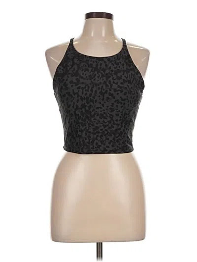 Pre-owned Active By Old Navy Tank Top Black Halter Neckline Tops