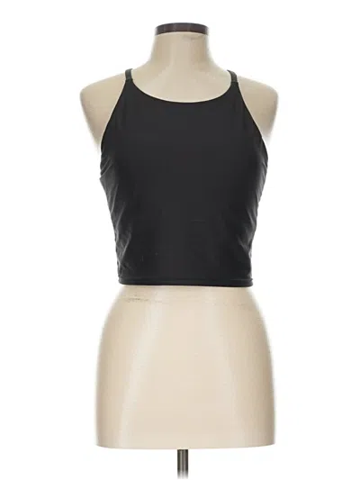 Pre-owned Active By Old Navy Tank Top Black Halter Neckline Tops