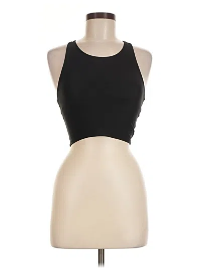 Pre-owned Active By Old Navy Tank Top Black Halter Neckline Tops