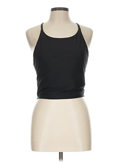 Pre-owned Active By Old Navy Tank Top Black Halter Neckline Tops