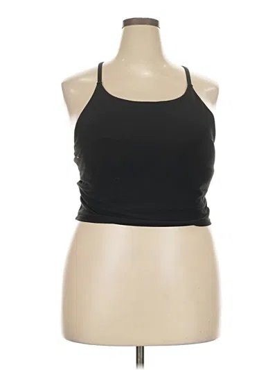 Pre-owned Active By Old Navy Tank Top Black Halter Neckline Tops