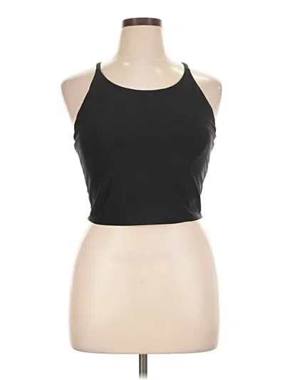Pre-owned Active By Old Navy Tank Top Black Halter Neckline Tops