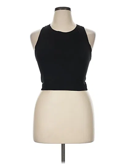 Pre-owned Active By Old Navy Tank Top Black Halter Neckline Tops