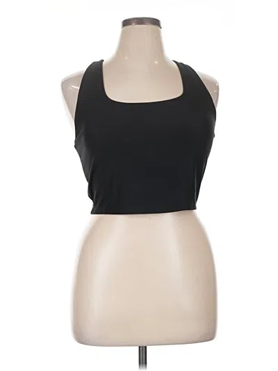 Pre-owned Active By Old Navy Tank Top Black Halter Neckline Tops